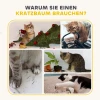 Krabton, 79 cm hoog, Ø45 cm, drielaagse kattenton met sisaltouw, kattenhol, voor grote katten, khaki + bruin 8