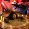 Kruipende zombie decoratie voor halloween, geluiden, lichtjes, batterijgevoed 10