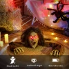 Kruipende zombie decoratie voor halloween, geluiden, lichtjes, batterijgevoed 7