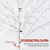 Kunstboom, kunst kersenbloesemboom, met 120 leds, 3 helderheidsniveaus, warm wit, realistische schors, 21 x 21 x 150 cm 6