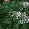 Kunstmatige kerstboom 180 cm dennenboom kunstmatig met 59 dennenappels, sneeuw, 1111 punten voor binnen 9