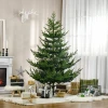 Kunstmatige kerstboom 180 cm dennenboom kunstmatig met 795 toppen, inklapbare voeten stalen frame 2