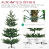Kunstmatige kerstboom 180 cm dennenboom kunstmatig met 795 toppen, inklapbare voeten stalen frame 7