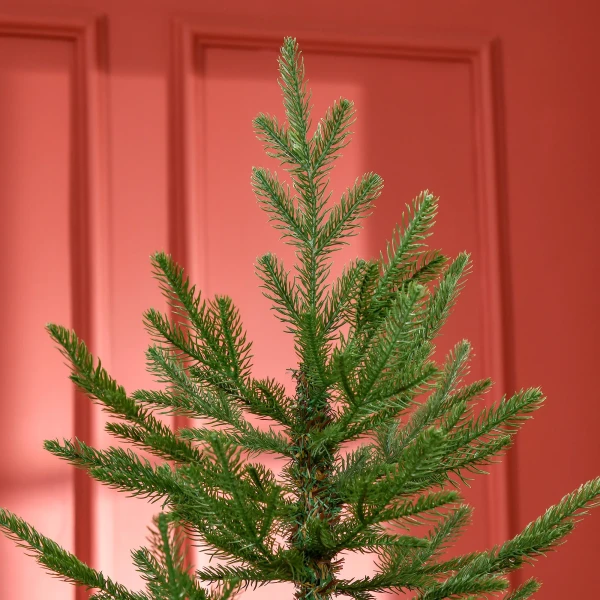 Kunstmatige kerstboom 180 cm dennenboom kunstmatig met 795 toppen, inklapbare voeten stalen frame 9