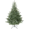 Kunstmatige kerstboom, 180 cm, dichte takken, realistisch uiterlijk, brandvertragend, kunststof, metaal, groen 1