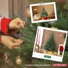 Kunstmatige kerstboom, 180 cm, dichte takken, realistisch uiterlijk, brandvertragend, kunststof, metaal, groen 8