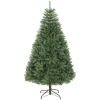 Kunstmatige kerstboom, 180 cm, opvouwbare takken, metalen standaard, veelzijdig, groen 1