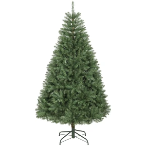 Kunstmatige kerstboom, 180 cm, opvouwbare takken, metalen standaard, veelzijdig, groen 1