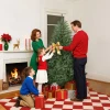Kunstmatige kerstboom, 180 cm, opvouwbare takken, metalen standaard, veelzijdig, groen 2