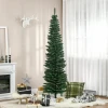 Kunstmatige kerstboom, inclusief standaard en kerstster, 2,1 m, groen 2