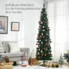 Kunstmatige kerstboom, inclusief standaard en kerstster, 2,1 m, groen 5
