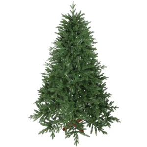 Kunstmatige kerstboom, realistisch uiterlijk, inklapbare takken, houten voet 1