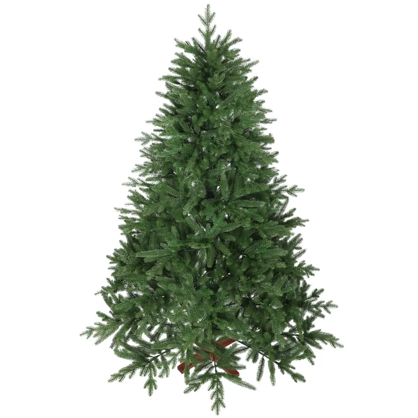 Kunstmatige kerstboom, realistisch uiterlijk, inklapbare takken, houten voet 1