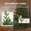 Kunstmatige kerstboom, realistisch uiterlijk, inklapbare takken, houten voetstuk 6