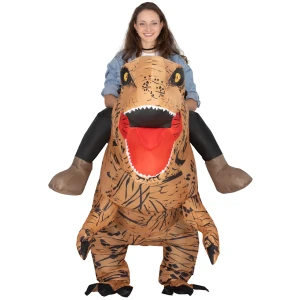 Opblaasbaar dinosaurus kostuum voor volwassenen dino t rex kostuums grappig halloween carnaval feest 1