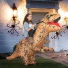 Opblaasbaar dinosaurus kostuum voor volwassenen dino t rex kostuums grappig halloween carnaval feest 8