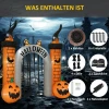 Opblaasbare halloween boog, pompoen ontwerp, leds, haringen, polyester 7