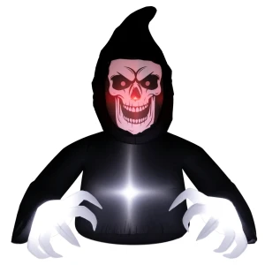 Opblaasbare halloween decoratie, magere hein, led lampen, blazer, kabel 1