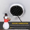 Opblaasbare sneeuwman, outdoor kerstdecoratie, 1,80 m, kerstman, incl. blower, meerkleurig 7