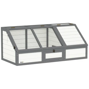 Schildpaddenbox, buiten schildpaddentuin, bodemloos ontwerp, makkelijk te openen, schildpaddenverblijf, wit 1
