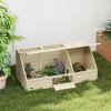 Schildpaddenbox, outdoor schildpaddengehege, bodemloos ontwerp, gemakkelijk te openen, schildpadden huis, natuur 2