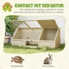 Schildpaddenbox, outdoor schildpaddengehege, bodemloos ontwerp, gemakkelijk te openen, schildpadden huis, natuur 6