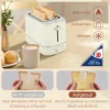 Set van 1,7 l waterkoker en broodrooster met 6 bruiningsniveaus, beige 6