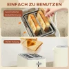Set van 1,7 l waterkoker en broodrooster met 6 bruiningsniveaus, beige 9