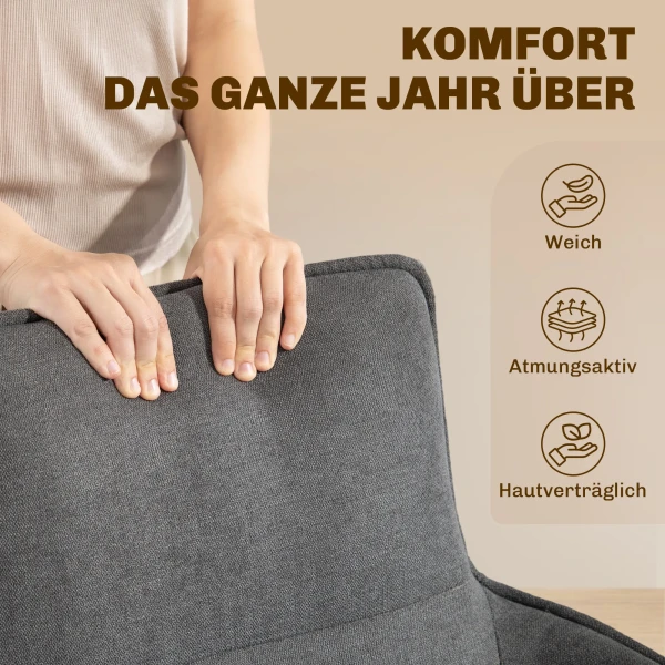 Set van 2 eetkamerstoelen, draaibaar, zacht gestoffeerd, armleuningen, metalen poten, donkergrijs 5