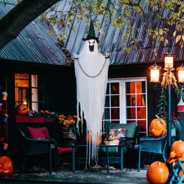 Spookdecoratie voor halloween, griezelig gehuil en beweging, op batterijen 2