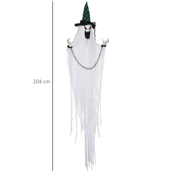 Spookdecoratie voor halloween, griezelig gehuil en beweging, op batterijen 4