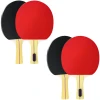 Sportnow tafeltennisbatje tafeltennis set met 4 tafeltennisbatjes, 8 tafeltennisballen draagtas voor binnen & buiten 1