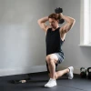 Sportnow verstelbare enkele dumbbell, 7/13/18/24 kg korte halter met opbergvak, met antislip handvatten, zwart 8
