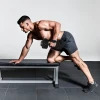 Sportnow verstelbare enkele dumbbell, 7/13/18/24 kg korte halter met opbergvak, met antislip handvatten, zwart 9