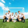 Sportnow voetbaldoel, robuust net, kunststof frame, haringen, 180l x 92b x 124h cm, wit 8