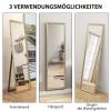 Volledige lichaamsspiegel, flexibel te plaatsen, 160 x 50 cm, goudkleurig 6
