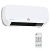 Wandmontage verwarmingstoestel 2000w met afstandsbediening 2 verwarmingsmodi led display 12u timer voor badkamer 1
