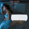 Wandmontage verwarmingstoestel 2000w met afstandsbediening 2 verwarmingsmodi led display 12u timer voor badkamer 5