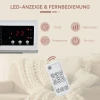 Wandmontage verwarmingstoestel 2000w met afstandsbediening 2 verwarmingsmodi led display 12u timer voor badkamer 6