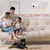 Wandmontage verwarmingstoestel 2000w met afstandsbediening, 3 bedrijfsmodi, led display 12u timer 7