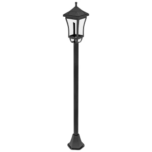 Zonne energie tuinlantaarn 127 cm tuinlamp met koud wit led licht, lichtsensor ip44 waterdicht 1