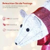 2 delige ijsbeer kerstdecoratie, 140 witte led's, waterdicht, timer, voor binnen en buiten 6