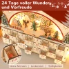 Adventskalender om te vullen 24 laden vakken kerstkalender met led lichten natuurhout 36 x 10 x 34 cm 6