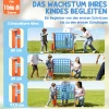 Aiyaplay 4 in 1 spelset, vier op een rij, hoogte verstelbaar, net tas, kunststof, kleurrijk 7