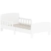 Aiyaplay kinderbed met veiligheidsrails, peuterbed voor kinderen van 3 8 jaar, mdf, wit 1