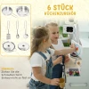 Aiyaplay kinderkeuken speelkeuken met oven spoelbak geluidsfunctie en accessoires cadeau voor meisjes jongens 3 6 jaar wit 7