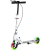 Aiyaplay kinderstep, dubbele remmen, metalen frame, voetsteun, opvouwbaar, 3 8 jaar, wit 10