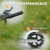 Aiyaplay kinderstep, dubbele remmen, metalen frame, voetsteun, opvouwbaar, 3 8 jaar, wit 7