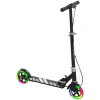 Aiyaplay kinderstep, dubbele remmen, metalen frame, voetsteun, opvouwbaar, 3 8 jaar, zwart 1
