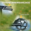 Aiyaplay kinderstep, dubbele remmen, metalen frame, voetsteun, opvouwbaar, 3 8 jaar, zwart 7